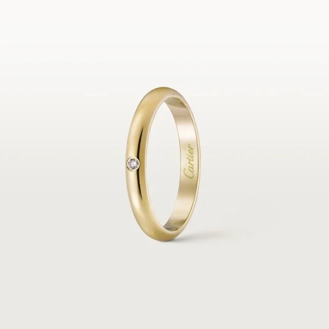 1895 vigselring – gult guld, diamant – Cartier 1895 vigselring – gult guld, diamant – Cartier