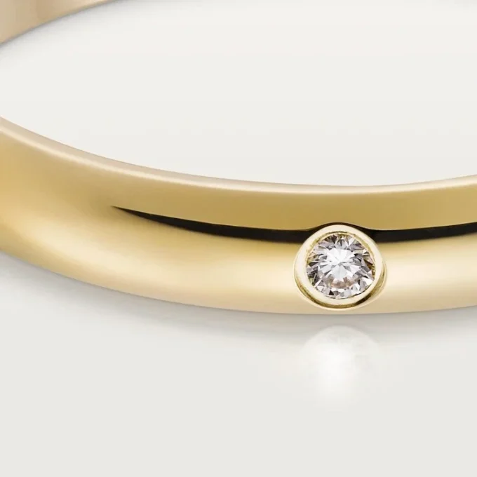 1895 vigselring – gult guld, diamant – Cartier 1895 vigselring – gult guld, diamant – Cartier