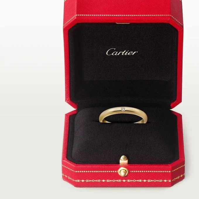 1895 vigselring – gult guld, diamant – Cartier 1895 vigselring – gult guld, diamant – Cartier