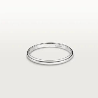 1895 vigselring – platina – Cartier