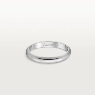 1895 vigselring – platina – Cartier