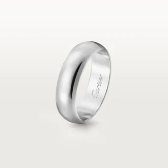 1895 vigselring – platina – Cartier