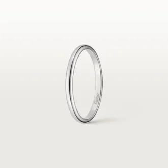 1895 vigselring – platina – Cartier
