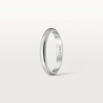 1895 vigselring – platina – Cartier