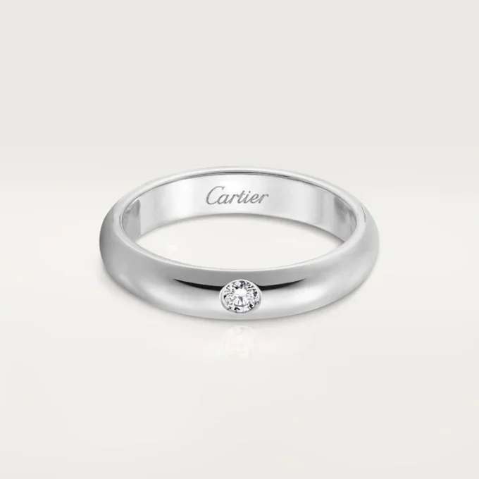 1895 Vigselring – Platina, diamant – Cartier 1895 Vigselring – Platina, diamant – Cartier