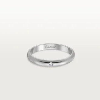 1895 Vigselring – Platina, diamant – Cartier