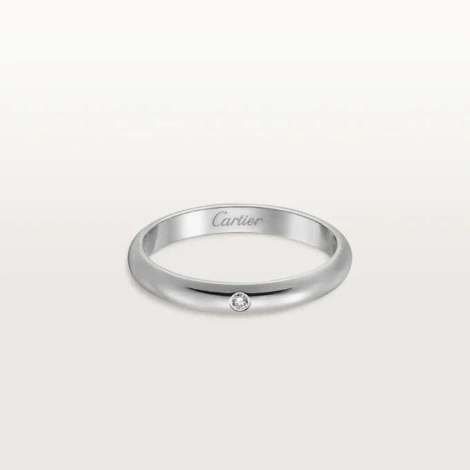 1895 Vigselring – Platina, diamant – Cartier 1895 Vigselring – Platina, diamant – Cartier