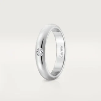 1895 Vigselring – Platina, diamant – Cartier