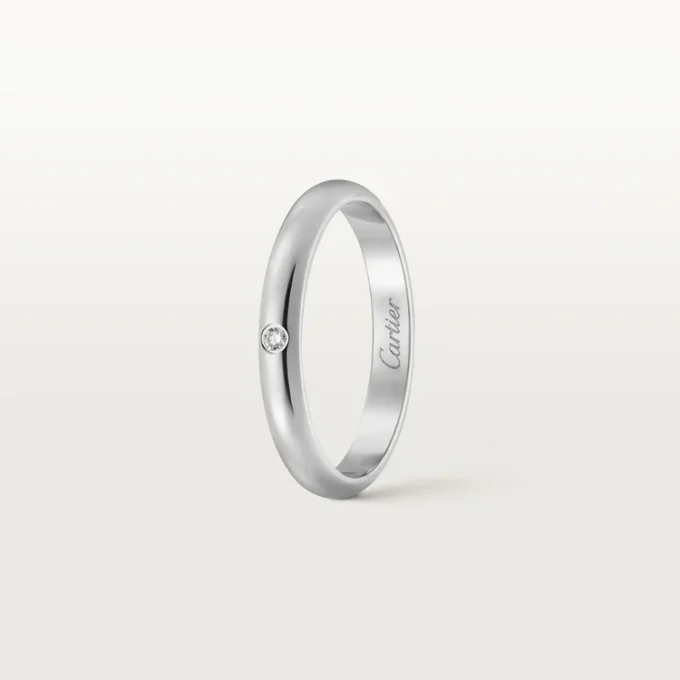 1895 Vigselring – Platina, diamant – Cartier 1895 Vigselring – Platina, diamant – Cartier