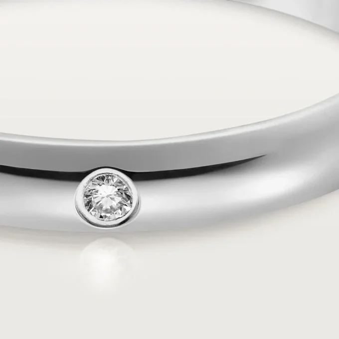 1895 Vigselring – Platina, diamant – Cartier 1895 Vigselring – Platina, diamant – Cartier