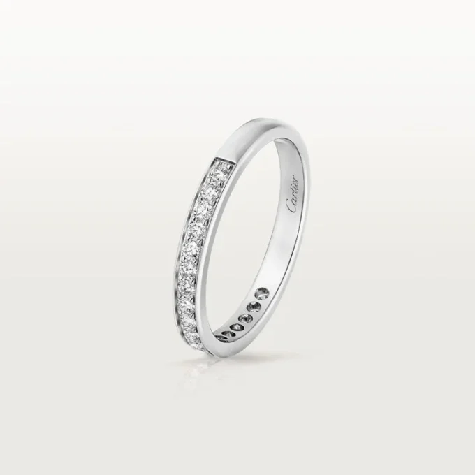 1895 vigselring – platina, diamanter – Cartier 1895 vigselring – platina, diamanter – Cartier