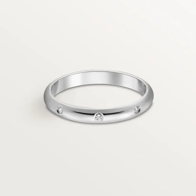 1895 vigselring – platina, diamanter – Cartier 1895 vigselring – platina, diamanter – Cartier