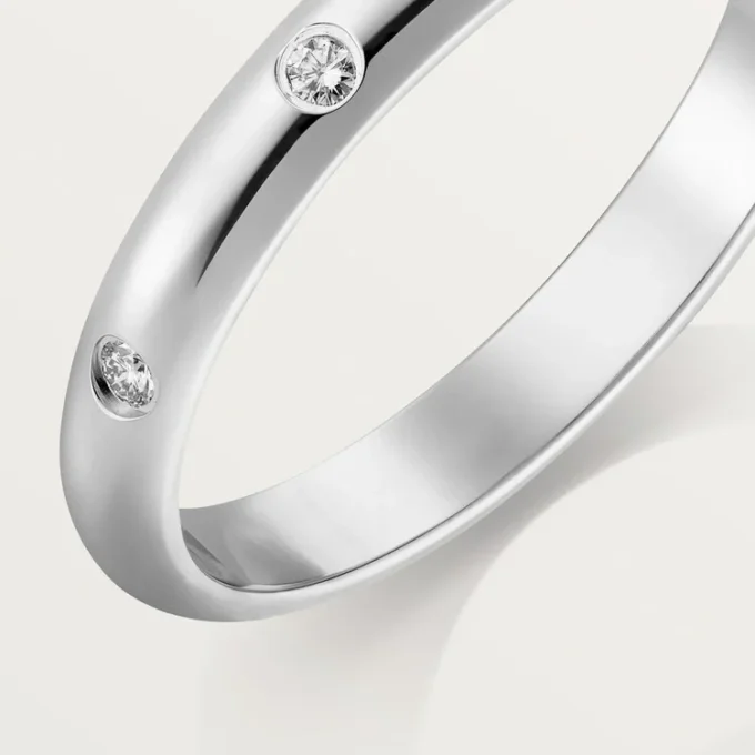 1895 vigselring – platina, diamanter – Cartier 1895 vigselring – platina, diamanter – Cartier