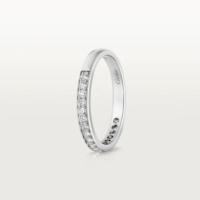 1895 vigselring – platina, diamanter – Cartier 1895 vigselring – platina, diamanter – Cartier