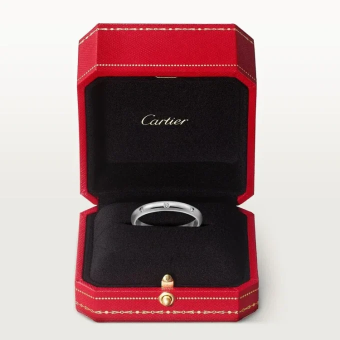 1895 vigselring – platina, diamanter – Cartier 1895 vigselring – platina, diamanter – Cartier