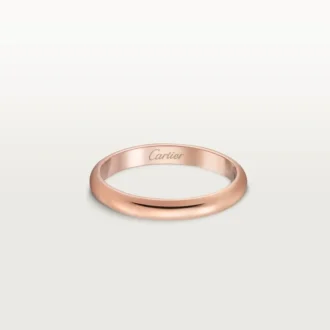 1895 vigselring – rosa guld – Cartier