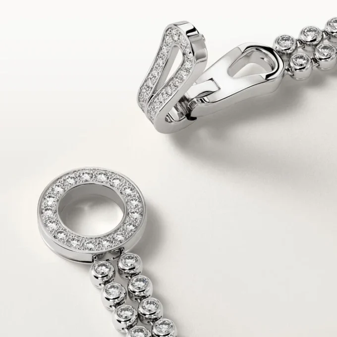 Agrafe-armband, briljantslipade diamanter, pavé Agrafe-armband, briljantslipade diamanter, pavé