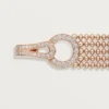 Agrafe-armband, liten modell, halvpavé Agrafe-armband, liten modell, halvpavé
