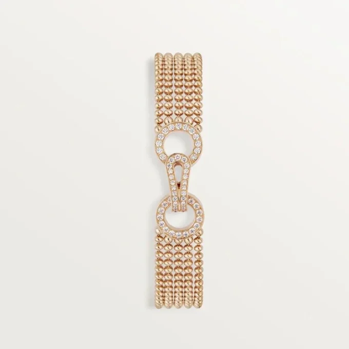 Agrafe-armband, liten modell, halvpavé Agrafe-armband, liten modell, halvpavé