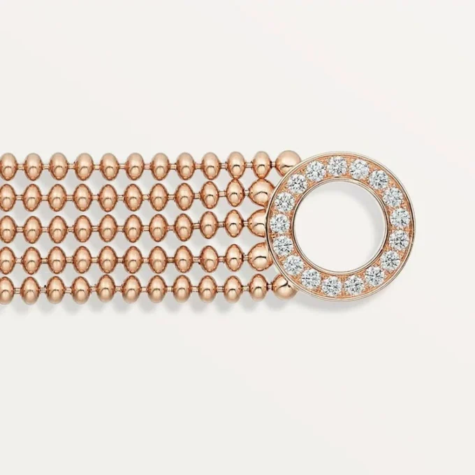Agrafe-armband, liten modell, halvpavé Agrafe-armband, liten modell, halvpavé