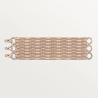 Agrafe-armband, medelstor modell, halvpavé