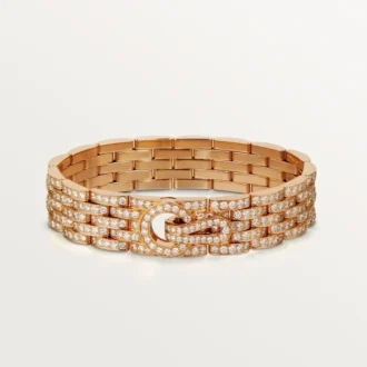 Agrafe-armband, pavé