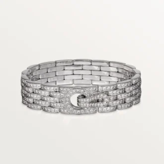 Agrafe-armband, pavé