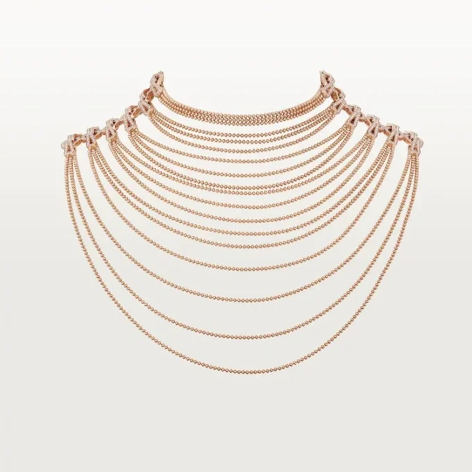 Agrafe-halsband, halvpavé Agrafe-halsband, halvpavé
