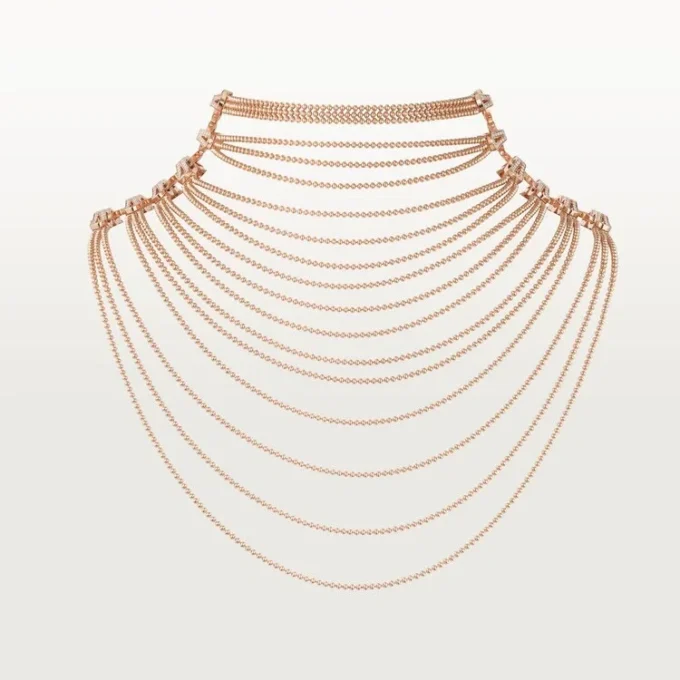 Agrafe-halsband, halvpavé Agrafe-halsband, halvpavé