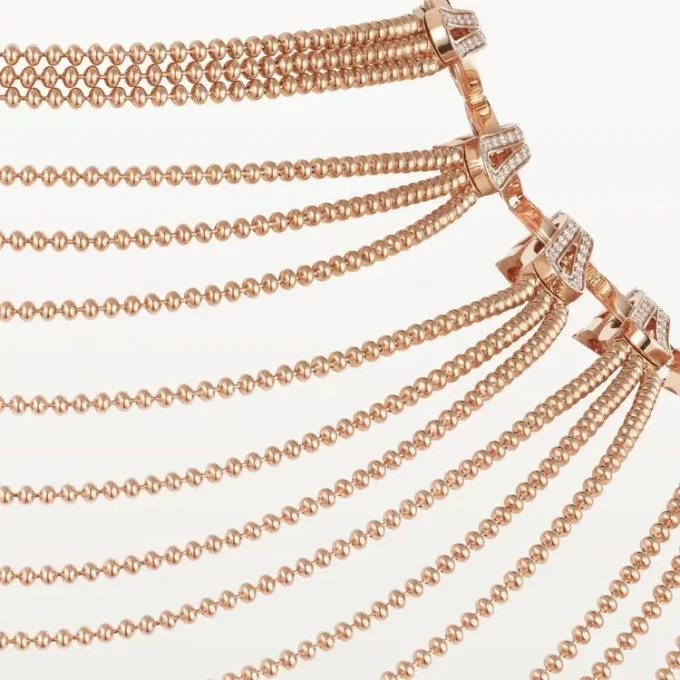 Agrafe-halsband, halvpavé Agrafe-halsband, halvpavé