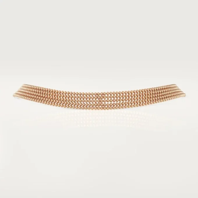 Agrafe-halsband, liten modell, halvpavé Agrafe-halsband, liten modell, halvpavé