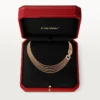 Agrafe-halsband, liten modell, halvpavé Agrafe-halsband, liten modell, halvpavé