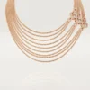 Agrafe-halsband, medelstor modell, halvpavé Agrafe-halsband, medelstor modell, halvpavé