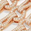 Agrafe-halsband, medelstor modell, halvpavé Agrafe-halsband, medelstor modell, halvpavé