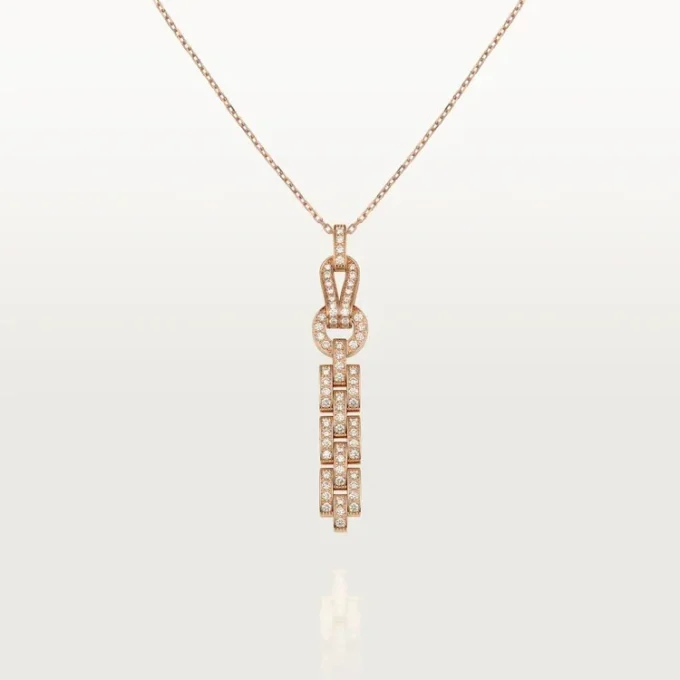 Agrafe-halsband – Roséguld, diamanter – Cartier Agrafe-halsband – Roséguld, diamanter – Cartier