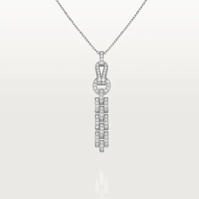 Agrafe-halsband – Vitguld, diamanter – Cartier Agrafe-halsband – Vitguld, diamanter – Cartier
