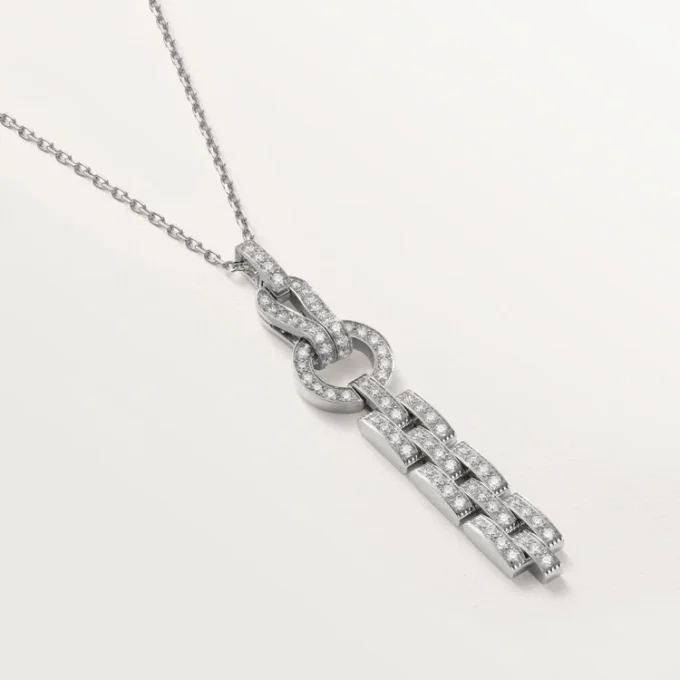 Agrafe-halsband – Vitguld, diamanter – Cartier Agrafe-halsband – Vitguld, diamanter – Cartier