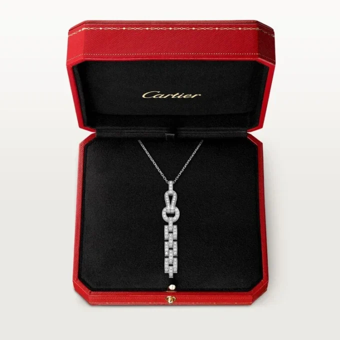 Agrafe-halsband – Vitguld, diamanter – Cartier Agrafe-halsband – Vitguld, diamanter – Cartier