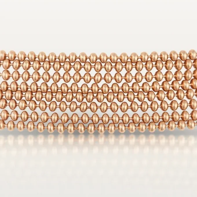 Agrafe långt halsband, halvpavé Agrafe långt halsband, halvpavé