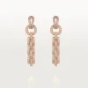 Agrafe-örhängen – rosa guld, diamanter – Cartier Agrafe-örhängen – rosa guld, diamanter – Cartier