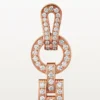 Agrafe-örhängen – rosa guld, diamanter – Cartier Agrafe-örhängen – rosa guld, diamanter – Cartier