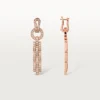 Agrafe-örhängen – rosa guld, diamanter – Cartier Agrafe-örhängen – rosa guld, diamanter – Cartier