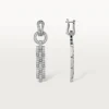 Agrafe-örhängen – Vitguld, diamanter – Cartier Agrafe-örhängen – Vitguld, diamanter – Cartier