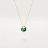 Amulette De Cartier-halsband, liten modell – rosa guld, malakit, diamant – Cartier Amulette De Cartier-halsband, liten modell – rosa guld, malakit, diamant – Cartier