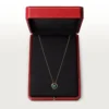 Amulette De Cartier-halsband, liten modell – rosa guld, malakit, diamant – Cartier Amulette De Cartier-halsband, liten modell – rosa guld, malakit, diamant – Cartier