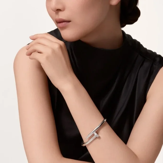 Armband Juste Un Clou, stor modell, diamanter Armband Juste Un Clou, stor modell, diamanter