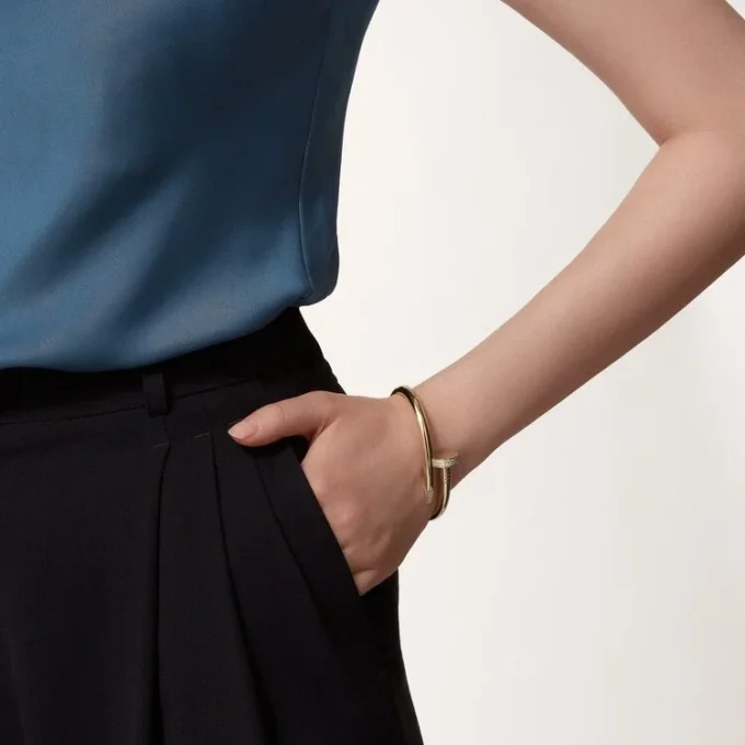 Armband Juste Un Clou, stor modell, diamanter Armband Juste Un Clou, stor modell, diamanter