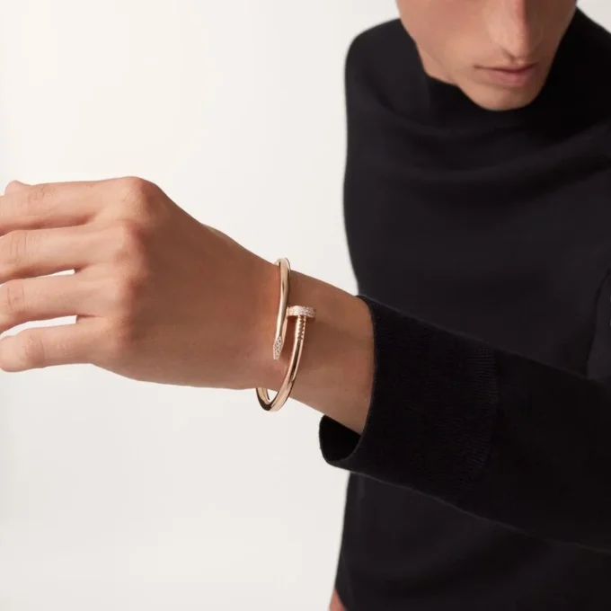 Armband Juste Un Clou, stor modell, diamanter Armband Juste Un Clou, stor modell, diamanter
