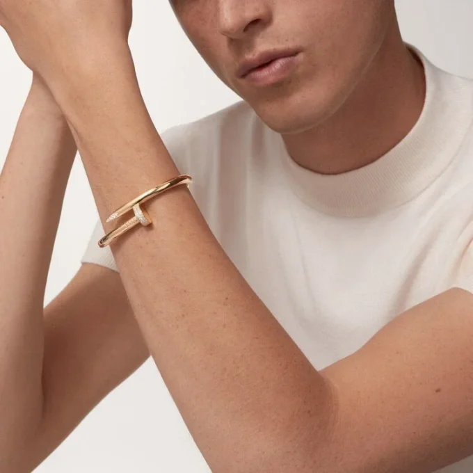 Armband Juste Un Clou, stor modell, diamanter Armband Juste Un Clou, stor modell, diamanter