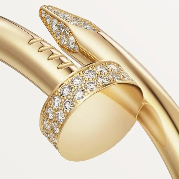 Armband Juste Un Clou, stor modell, diamanter Armband Juste Un Clou, stor modell, diamanter